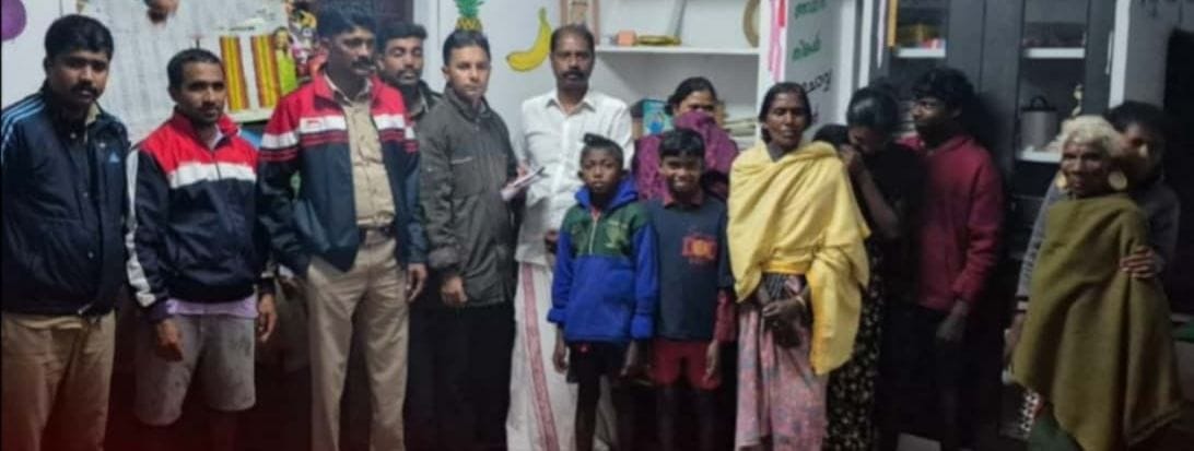 കല്ലൂർ പുഴ കരകവിഞ്ഞു: പുഴംകുനി ഉന്നതിയിലെ കുടുംബങ്ങളെ ക്യാമ്പിലേക്ക് മാറ്റി