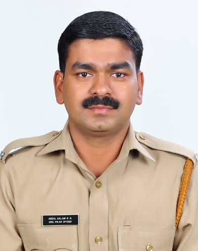 അബ്ദുൾ സലാമിന്  സംസ്ഥാന പൊലീസ് മേധാവിയുടെ ബാഡ്ജ് ഓഫ് ഹോണർ