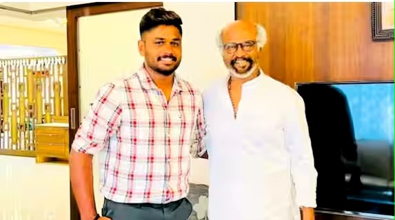 ഒരു തലൈവര്‍ ഫാനിന് ഇതില്‍ക്കൂടുതല്‍ എന്തുവേണം; സഞ്ജു സാംസണ്‍