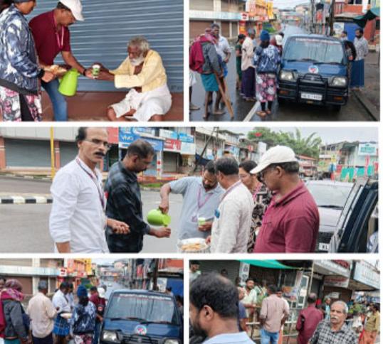 പണിമുടക്ക്; ഭക്ഷണം ഒരുക്കി പാലിയേറ്റീവ് കെയര്‍