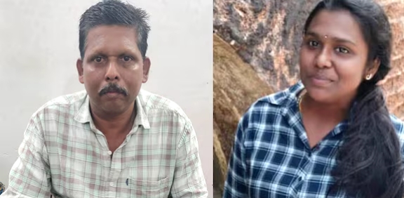 ഭർത്താവുമായി പിണങ്ങി വീട്ടിലെത്തി, വഴക്ക്; മകളുടെ കഴുത്തിൽ തോർത്ത് മുറുക്കി കൊലപ്പെടുത്തി പിതാവ്