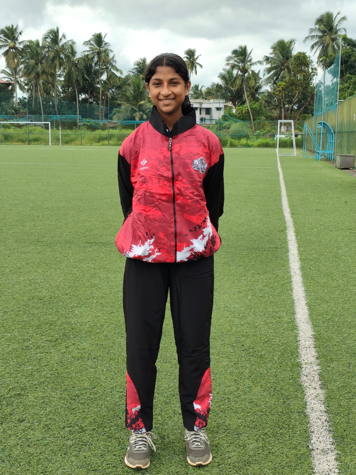 ദേശീയ വനിതാ സുബ്ജൂനിയർ ഫുട്ബോൾ അർപ്പിതാ സാറാ ബിജു കേരളാ ടീം വൈസ് ക്യാപ്റ്റൻ