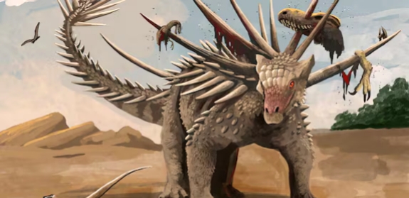 ദേഹം നിറയെ ‘വടിവാളുകൾ’: ഇടിവെട്ട് ദിനോസറിനെ കണ്ടെത്തി