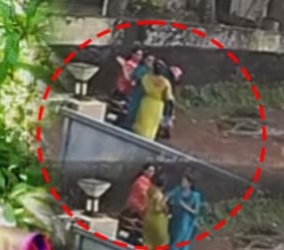 അധ്യാപികയുടെ ആത്മഹത്യ: സ്കൂട്ടറിൽ ഇരുന്ന സ്ത്രീ ചെകിട്ടത്ത് അടിച്ചു; കയർത്തു സംസാരം, ശേഷം മർദനം: സിസിടിവി ദൃശ്യം പുറത്ത്