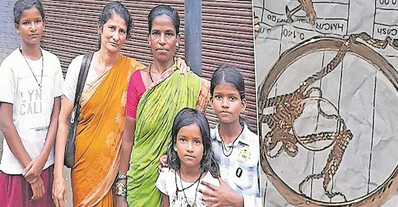 സാരിക്കുള്ളിൽ 4 ലക്ഷം രൂപയുടെ സ്വർണം, അബദ്ധത്തിൽ നാടോടി സ്ത്രീകൾക്ക് കൈമാറി; സ്വർണം തിരിച്ചെത്തി, വനജയ്ക്ക് ആശ്വാസം