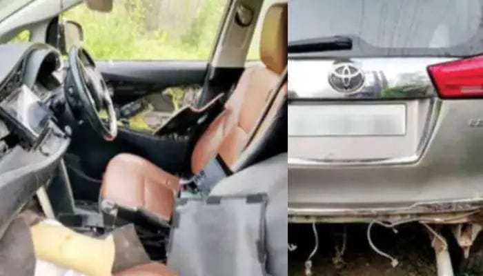 ഇന്നോവ കാർ ഉപേക്ഷിച്ച നിലയിൽ കണ്ടെത്തിയ സംഭവം:കവർച്ച ശ്രമമെന്ന് സൂചന