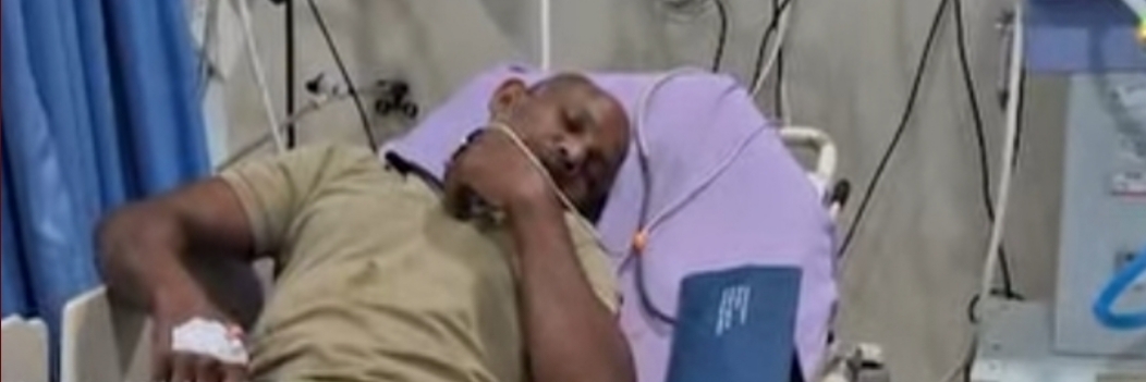 കാട്ടാന ആക്രമണം:ബൈക്ക് യാത്രികന് പരിക്ക്