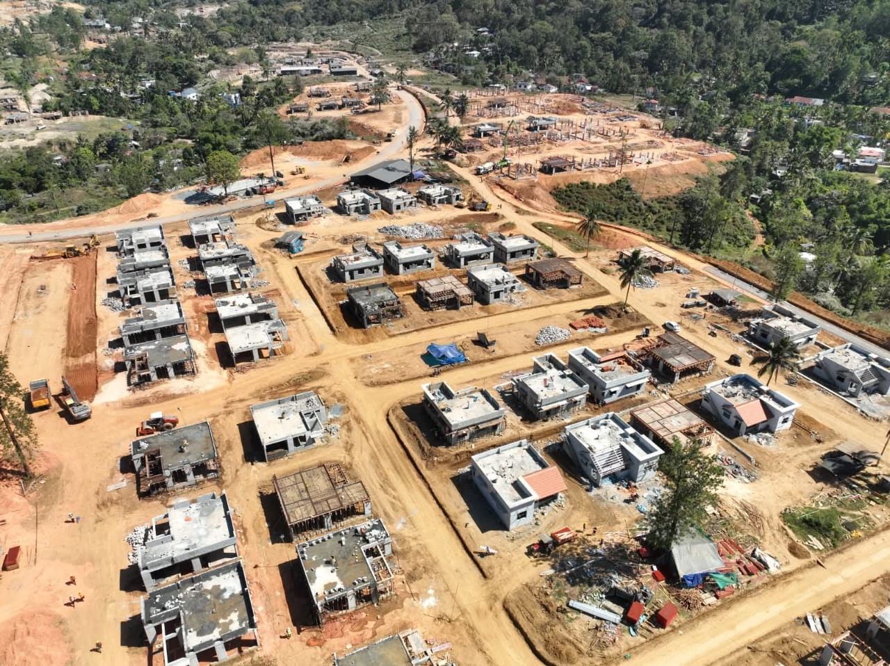 പുനരധിവാസ ടൗണ്‍ഷിപ്പില്‍ 237 വീടുകളുടെ വാര്‍പ്പ് പൂര്‍ത്തിയായി