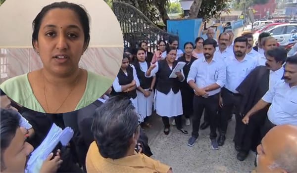 അഭിഭാഷകയെ നടുറോഡിൽ മർദ്ദിച്ചു; പ്രതിയെ പോലീസ് വിട്ടയച്ചെന്ന് പരാതി; ബത്തേരിയിൽ കോടതി ബഹിഷ്കരിച്ച് അഭിഭാഷകർ