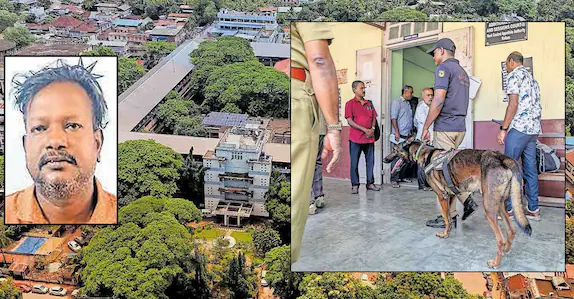 ജയിലിലെ നല്ല ഭക്ഷണം കഴിക്കാൻ കലക്ടറേറ്റിന് ബോംബ് ഭീഷണി; പൊലീസിനെ പ്രതീക്ഷിച്ച് പ്രതി വീടിനു മുന്നിൽ