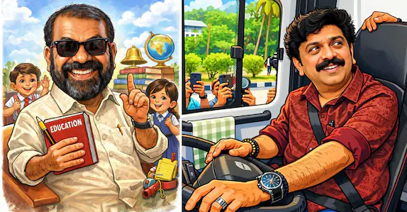 ട്രെൻഡിനൊപ്പം മന്ത്രിമാരും; എഐ കാരിക്കേച്ചർ ചിത്രങ്ങൾ വൈറലാകുന്നു