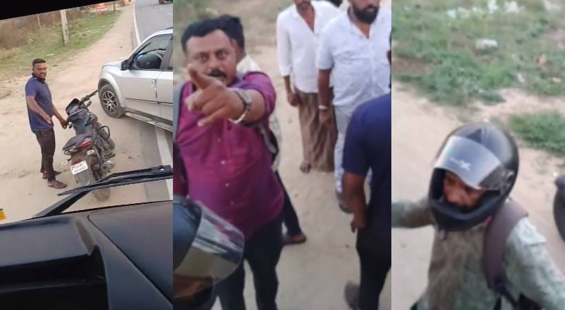 കർണാടകയിൽ കെഎസ്ആർടിസി ഡ്രൈവർക്കുനേരെ ആക്രമണം; ബസിൽനിന്ന് വലിച്ചിറക്കി മർദിച്ചു