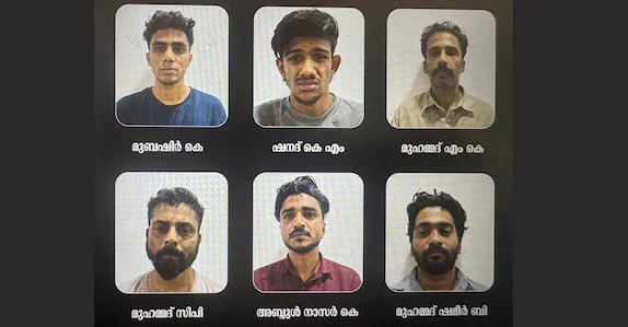 രഹസ്യവിവരത്തെ തുടർന്ന് പരിശോധന; ലോഡ്ജിൽ നിന്ന് എംഡിഎംഎയുമായി 6 പേർ പിടിയിൽ